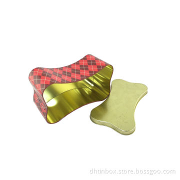 bone-shape tin, dog food box, cat food case